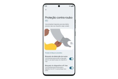 Ferramenta de bloqueio contra roubo está disponível em celulares Android -  (crédito: Google)