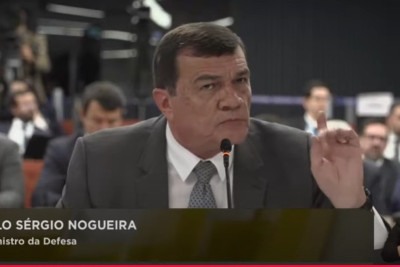 Ex-ministro da Defesa, Paulo Sérgio Nogueira
 -  (crédito: TV JUSTIÇA/REPRODUÇÃO)