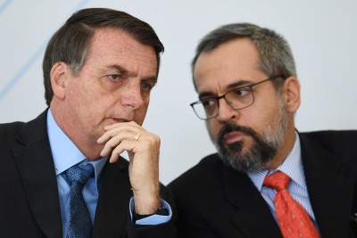 Ex-ministro da Educação Abraham Weintraub chama Jair Bolsonaro de 'rato imundo e covarde' após depoimento do ex-presidente ao Supremo Tribunal -  (crédito: Evaristo Sá/AFP)