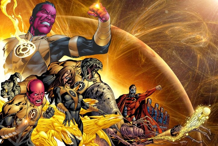 Anel de Sinestro: O anel amarelo de Sinestro, alimentado pelo medo, é capaz de neutralizar os poderes dos Lanternas Verdes, que dependem da força de vontade.
