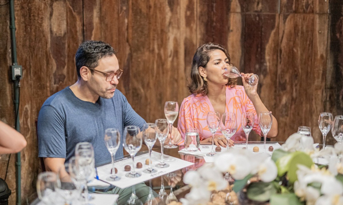 Degustação de espumantes na Cooperativa Vinícola Garibaldi, na Serra Gaúcha (RS) - (crédito: Igor Guedes) Degustação de espumantes na Cooperativa Vinícola Garibaldi, na Serra Gaúcha (RS) - (crédito: Igor Guedes)