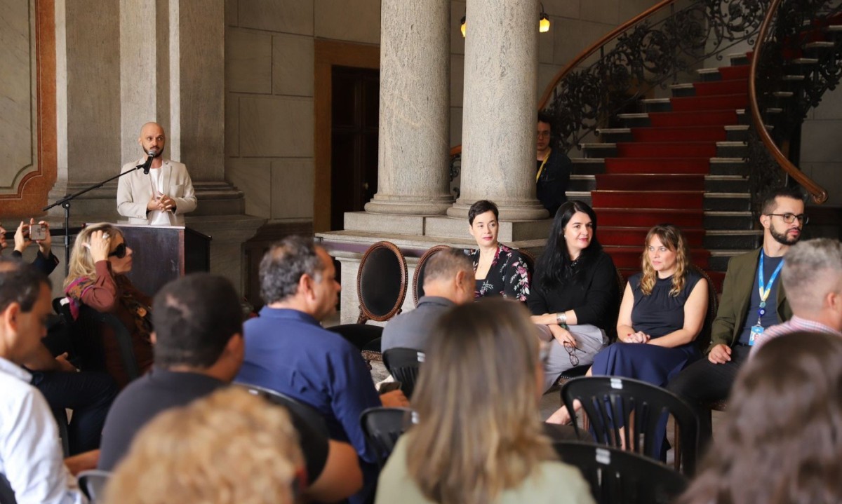 Lançamento da campanha aconteceu no Palácio da Liberdade, local que contará com uma feira de inverno, oferecendo experiência gastronômica com vinhos, queijos e doces do tacho -  (crédito: Reprodução / Léo Bicalho)