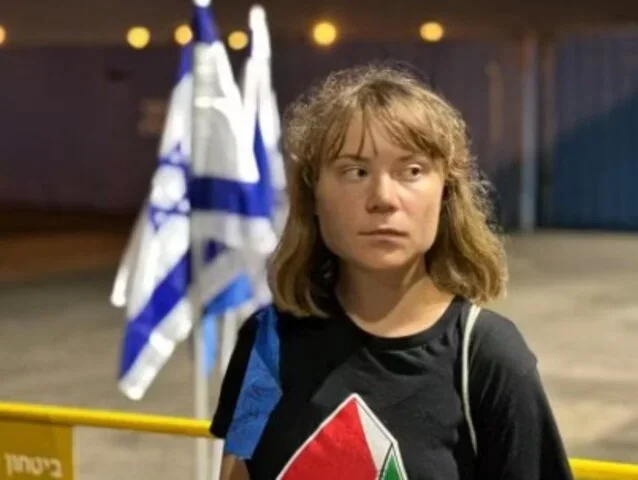Deportada de Israel, ativista sueca Greta Thunberg acusa governo local de sequestro - Divulgação/Governo de Israel