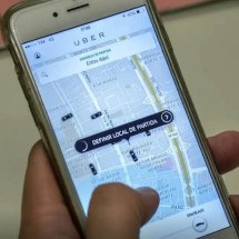 Corrida de moto foi solicitada por meio do aplicativo da Uber -  (crédito: Marcello Casal Jr./Agência Brasil - Imagem meramente ilustrativa)