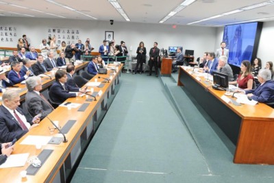 Haddad participou de audiência na Comissão de Finanças e Tributação e Fiscalização Financeira e Controle -  (crédito: Renato Araújo/Câmara dos Deputados)