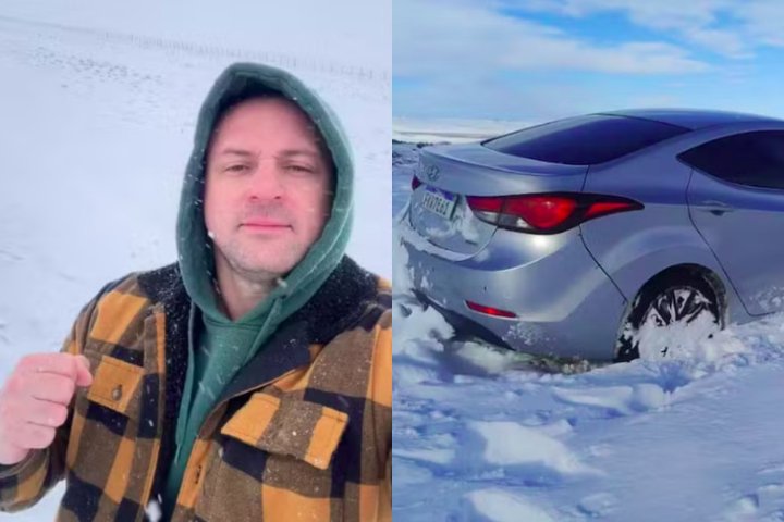 "Ainda estava claro, mas o frio estava piorando. Como não estava me alimentando bem, me senti fraco e logo o cansaço começou a tomar conta", descreveu.