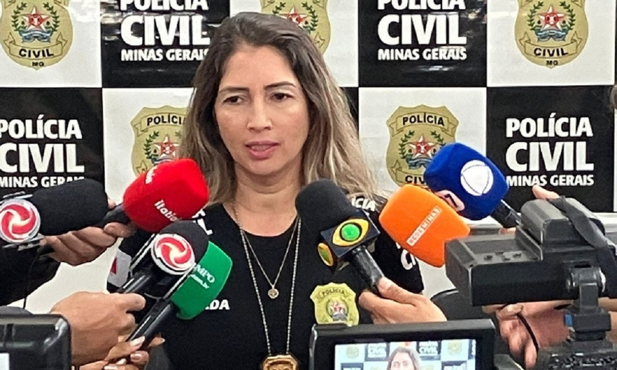 Segundo a delegada Adriana Rosa, a polícia ainda investiga se crime teve mandante -  (crédito: PCMG)