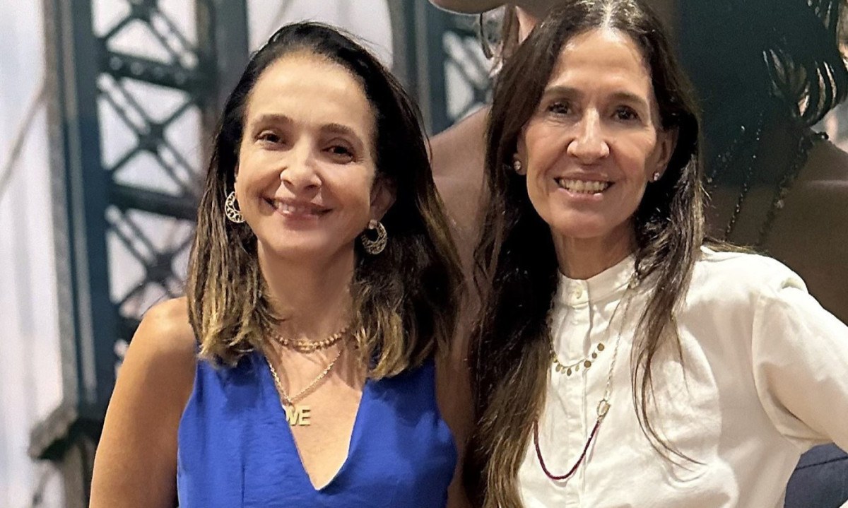 Junia Machado com Flora Gil, que participa da campanha da coleção de joias Love - (crédito: Christofer Carvalho/Divulgação) Junia Machado com Flora Gil, que participa da campanha da coleção de joias Love - (crédito: Christofer Carvalho/Divulgação)