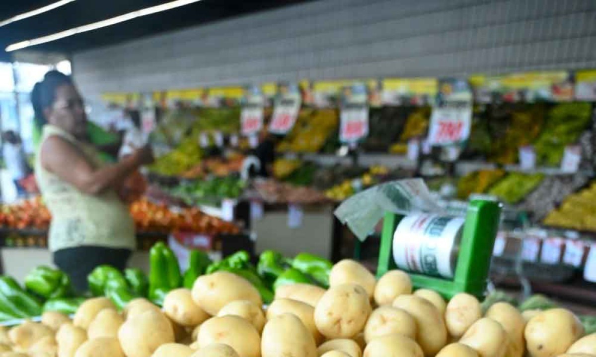 O grupo alimentos colaborou para a desaceleração da inflação em maio - (crédito: Leandro Couri/EM/DA.Press) O grupo alimentos colaborou para a desaceleração da inflação em maio - (crédito: Leandro Couri/EM/DA.Press)