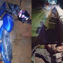 Motorista cai em vala de obra não sinalizada e é resgatado pelos bombeiros - Divulgação/CBMMG