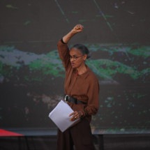 'Estamos dispostos a superar contradições', diz Marina sobre petróleo - Edésio Ferreira/EM/D.A Press