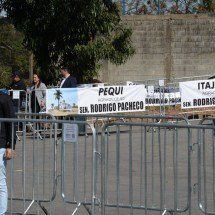 Evento de Lula em Contagem tem faixas agradecendo emendas de Pacheco - Tulio Santos/EM/DAPRESS