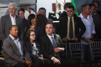 Pacheco é ovacionado em evento com Lula em Contagem