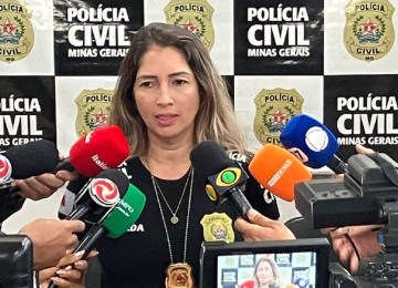Segundo a delegada Adriana Rosa, a polícia ainda investiga se crime teve mandante -  (crédito: PCMG)