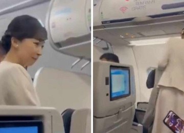 Princesa japonesa viajou em classe econômica de avião comercial -  (crédito: Reprodução / redes sociais)