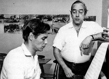 Tom Jobim e Vinicius de Moraes compam sinfonia para Brasília
 -  (crédito: Paulo H Carvalho/CB/D.A Press)
