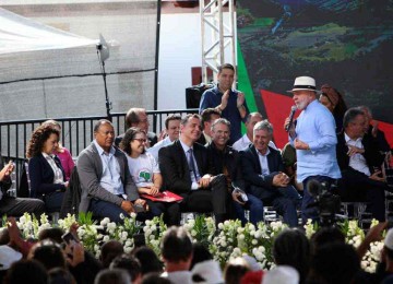 No evento em Mariana, Lula disse que o governo de Bolsonaro não fez qualquer obra em Minas: 