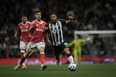 O Atlético recebeu o Internacional nesta 5ª feira, 12/6, pelo Brasileirão. Veja como o Jogada10 avaliou a performance dos atleticanos, que venceram por 2 a 0. Foto: Pedro Souza / Atlético -  (crédito: Pedro Souza / Atlético)