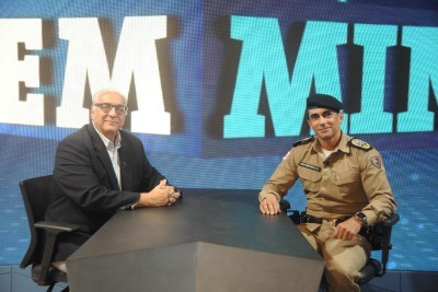 'EM Minas' entrevista o comandante-geral da Policia Militar de Minas Gerais, o coronel Carlos Frederico Otoni Garcia -  (crédito: Alexandre Guzanshe/EM/D.A Press)