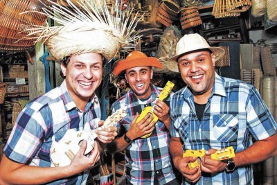 Trio Lampião vai fazer show neste sábado à tarde (14/6) no Arraial do Centro Cultural Banco do Brasil -  (crédito: Marcus Ferreira/divulgação)