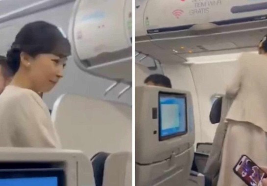 Princesa do Japão viaja em classe econômica de avião comercial no Brasil
