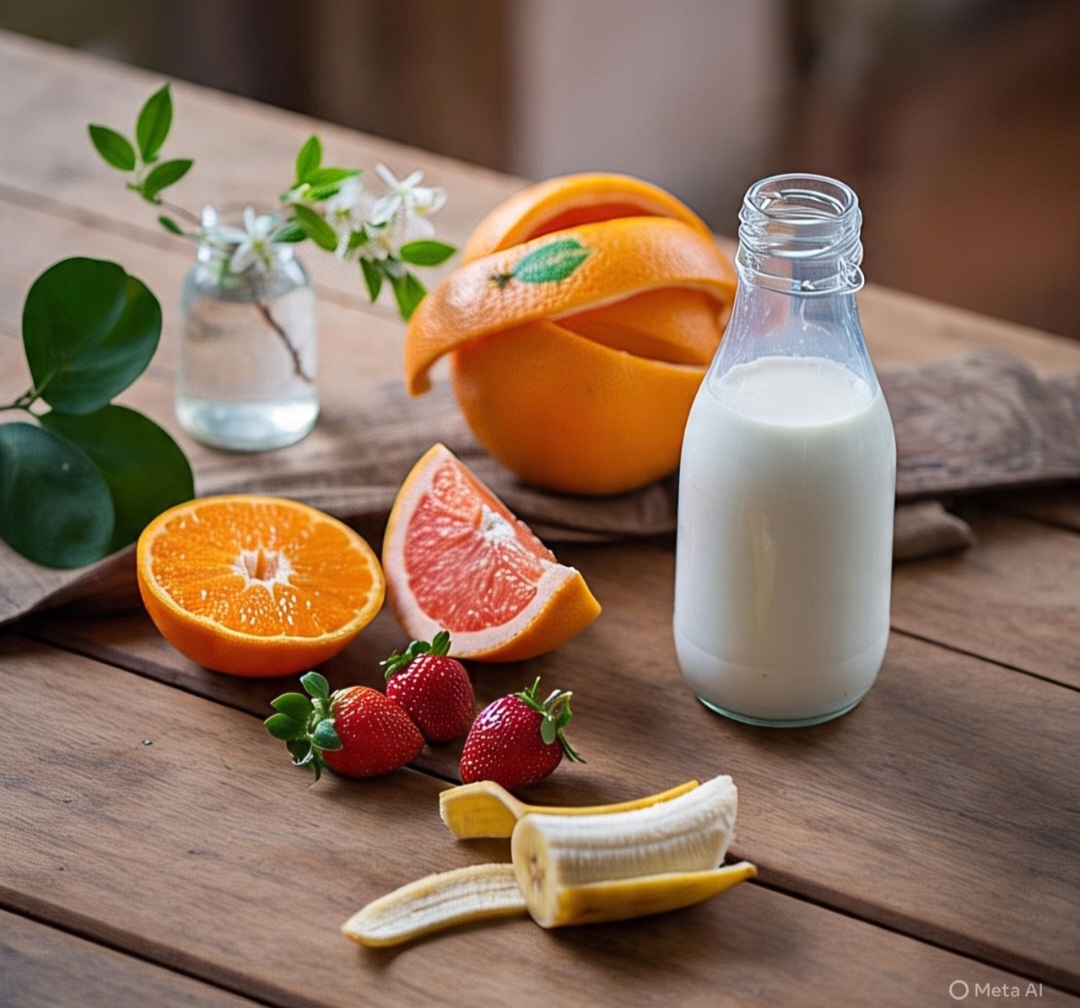 Frutas que combinam com leite geram vitaminas saborosas pra qualquer hora do dia