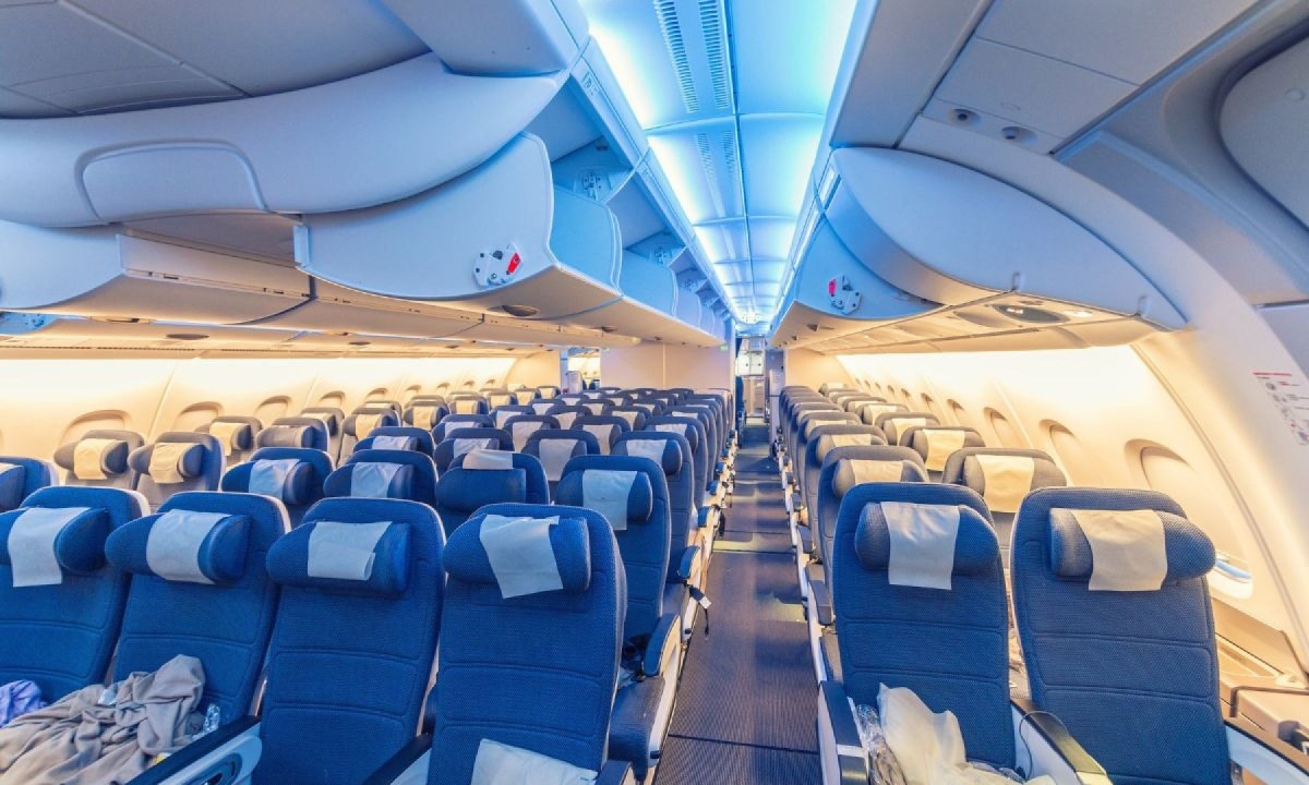 poltrona de avião