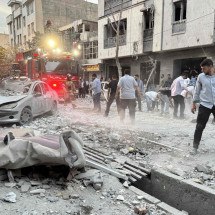 Israel ataca programa nuclear do Irã e mata chefe da Guarda Revolucionária - Meghdad Madadi/Tasnim News/AFP