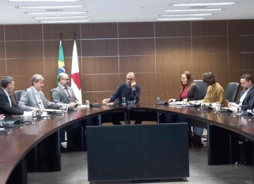 O encontro teve como tema a tramitação dos projetos de lei do programa na ALMG, além da articulação com o BNDE e da Secretaria do Tesouro Nacional -  (crédito: Bruno Nogueira/EM/D.A Press)
