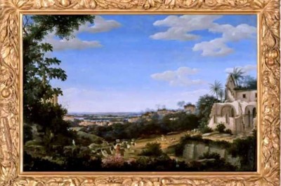 Uma obra-prima do século XVII, representando a cidade de Olinda, foi recentemente leiloada por US$ 6 milhões (cerca de R$ 33,3 milhões). -  (crédito:  Reprodução/Sotheby's)