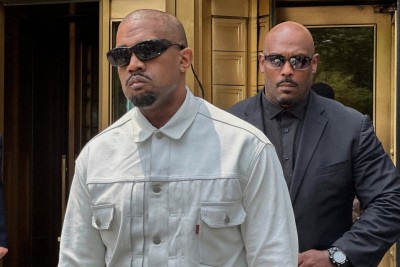 Kanye West vai ao tribunal apoiar Diddy -  (crédito: Reprodução/X)