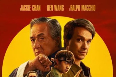 Jackie Chan retorna aos cinemas em Karatê Kid: Lendas, reacendendo seu legado nas artes marciais e no cinema de ação. Aos 70 anos, ele mostra vitalidade e carisma, retomando o papel do mestre Sr. Han, que marcou uma geração. -  (crédito: Divulgação )