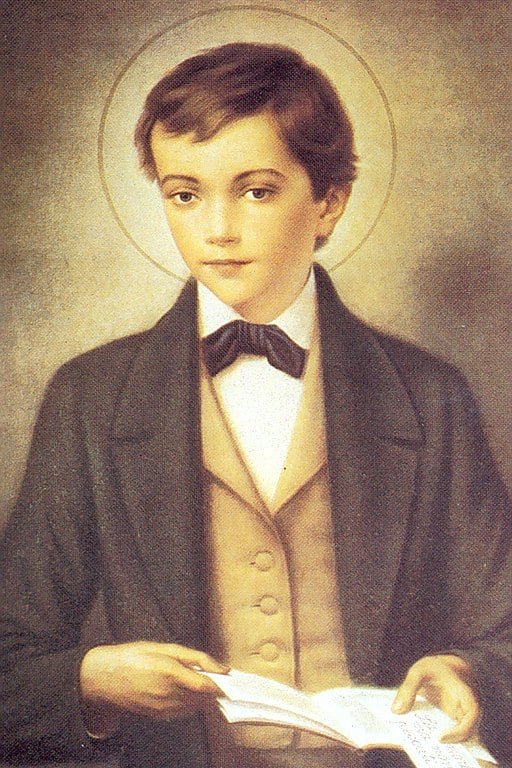 Domingos tinha dois grandes sonhos: tornar-se padre e alcançar a santidade. Ele morreu aos 15 anos, vítima de tuberculose e foi canonizado em 1957, reconhecido pela Igreja como um modelo de santidade.-wikimedia commons/domínio público