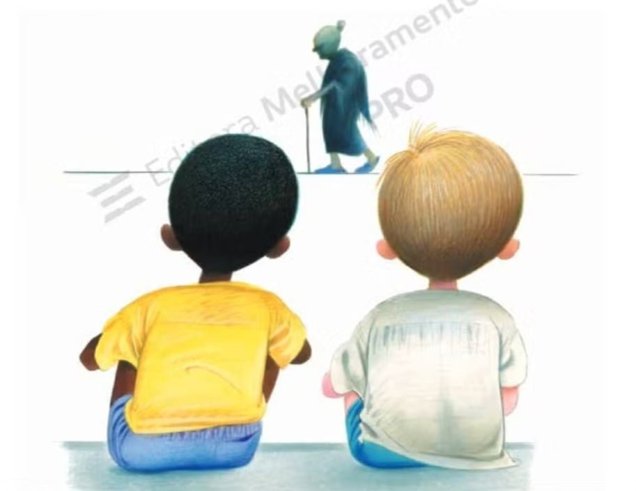 O livro de 1986 mostra a amizade entre um menino marrom e um cor-de-rosa. Em certo trecho, por exemplo, o marrom diz que quer ver uma velha sendo atropelada. Outro ponto criticado pelos pais é quando as crianças dizem que farão um pacto de sangue, algo que eles consideraram ruim.