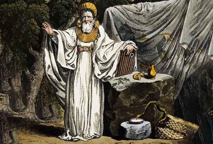 Druidas (Mitologia Celta) - Sacerdotes, curandeiros e conselheiros nas sociedades celtas antigas. Associados ao conhecimento dos mistérios da natureza e de rituais religiosos. Embora não fossem "magos" no sentido moderno, são vistos como figuras com sabedoria e habilidades místicas.
