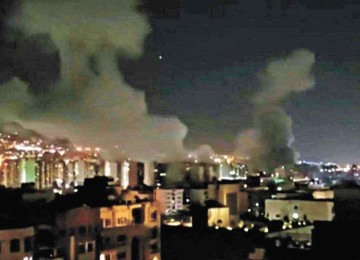 Israel voltou a bombardear Teerã, após o contra-ataque feito pelo Irã -  (crédito: AFP)