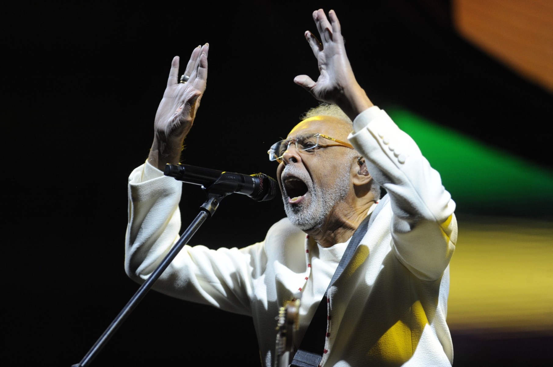 O show em BH, na noite deste sábado (14/6), começou com meia hora de atraso, às 20h30-Alexandre Guzanshe/EM/DA Press