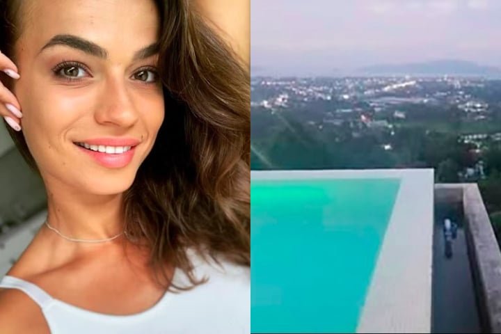 Veronika Kobzova, de 28 anos, perdeu a vida após cair de uma piscina de borda infinita em uma casa alugada.