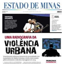 CONFIRA A CAPA DO ESTADO DE MINAS DO DIA 16/6/2025