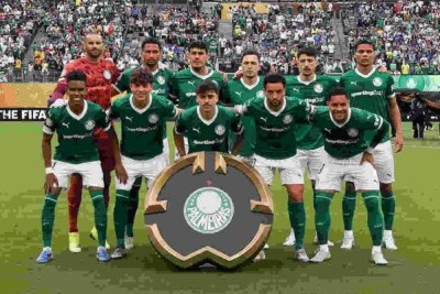 O Palmeiras estreou no Mundial de Clubes neste domingo, 15/6, enfrentando o Porto, pelo Grupo A. Veja como o Jogada10 avaliou a performance dos palmeirenses neste duelo que terminou 0 a 0. Foto: Cesar Greco/Palmeiras -  (crédito: Cesar Greco/Palmeiras)