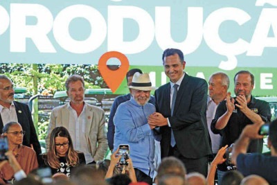 O senador Rodrigo Pacheco sonha com a vaga de ministro do STF e de governador -  (crédito: TÚLIO SANTOS/EM/D.A.PRESS)