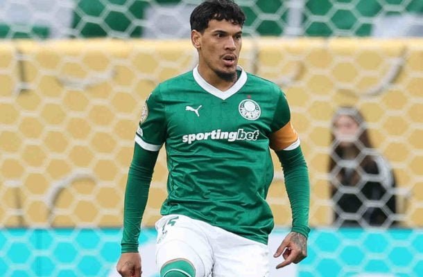 GUSTAVO GÓMEZ – Apesar de perder algumas disputas aéreas, transmitiu segurança, comandou bem o trio de zaga e saiu jogando com qualidade. Amarelado, maneirou um pouco nos combates. Nota: 6,5 Foto: Cesar Greco/Palmeiras