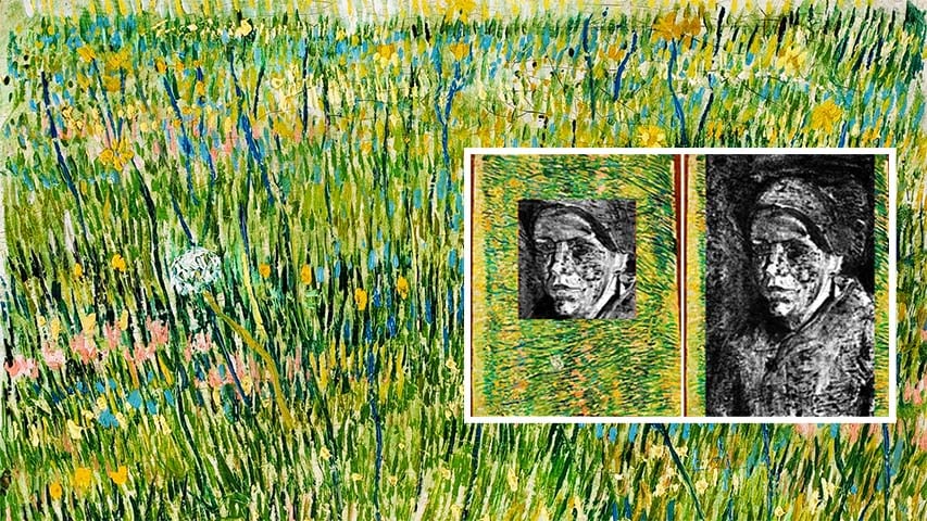Técnicas avançadas de geração de imagens, como raios X e reflectografia de infravermelho, permitiram encontrar figuras misteriosas escondidas sob obras de artistas renomados.-Reprodução do Museu van Gogh