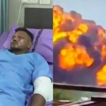 Saiba onde estava sentado o único sobrevivente do avião que caiu na Índia - Montagem/Reprodução