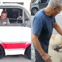 Mecânico brasileiro quer entrar para o Livro dos Recordes com ‘menor carro do mundo’ - Montagem/Reprodução/Redes Sociais 