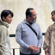 Momentos da Princesa Kako, do Japão, no Brasil; e outras belas princesas da atualidade - Divulgação prefeitura de Foz do Iguaçu