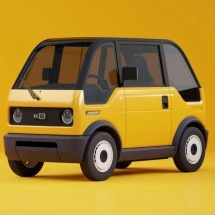 Minicarro elétrico que custa menos de R$ 40 mil vira febre no Japão - Reprodução/Instagram @mibot_kg