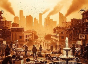 O desequilíbrio climático afeta diretamente a saúde -  (crédito: Gemini/Inteligência Artificial )