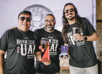Otavio Boari (CEO e CTO), Diego Menezes (Diretor de Logística) e Marcelo Geromin (CMO) -  (crédito: Divulgação/Jangada Consultoria de Comunicação)