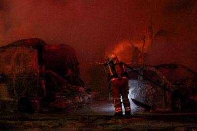 Irã atacou Israel com mísseis na madrugada de segunda-feira -  (crédito: EPA)